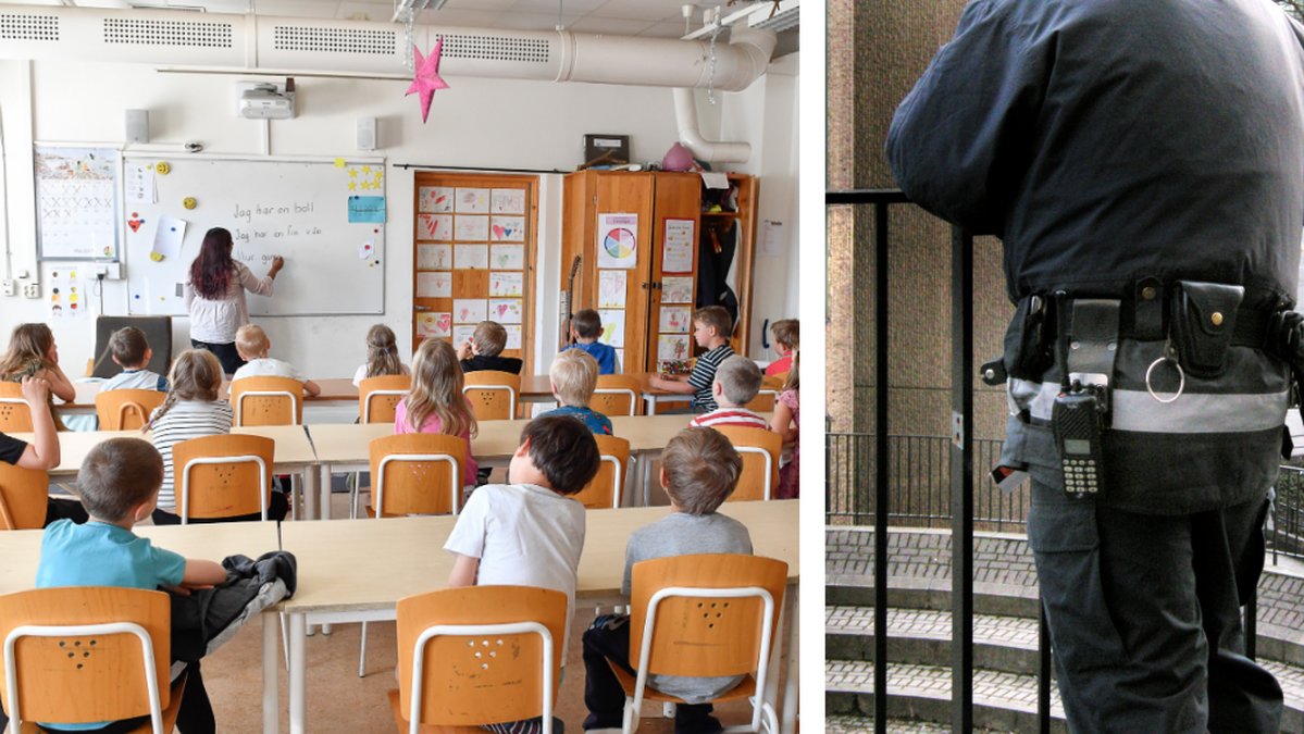 Väktare ska skydda lärare i skola i Höör.